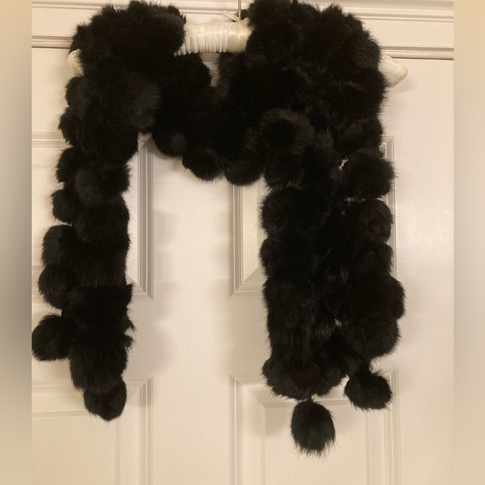 Faux fur vintage scarf